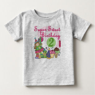 Super Sweet 2nd Birthday T-shirts and Gifts