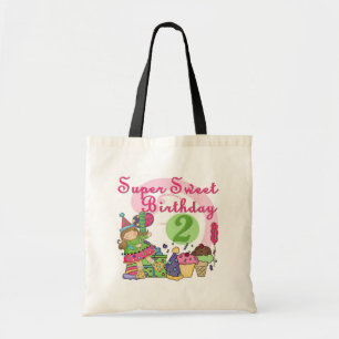 Super Sweet 2nd Birthday T-shirts and Gifts Tote Bag