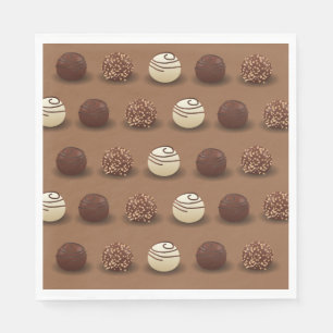 Super Sweet Chocolate Birthday Party Napkins