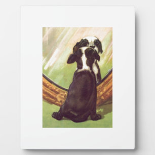 Super Sweet Vintage Baby Boston Terrier Plaque