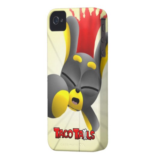 Super Taco iPhone 4/4S Case (Back Left)