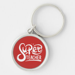 Super Teacher Keychain