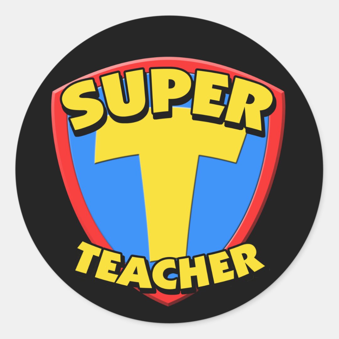 Super Teacher Sticker | Zazzle