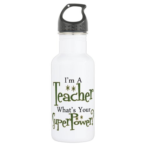 Super Teacher Water Bottle