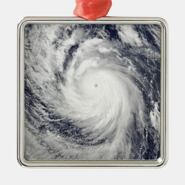 Super Typhoon Lupit Metal Ornament (Front)