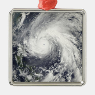 Super Typhoon Megi Metal Ornament