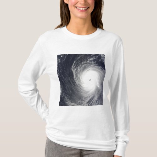 Super Typhoon Melor hovers over the Pacific Oce T_Shirt
