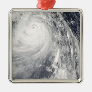 Super Typhoon Wipha Metal Ornament