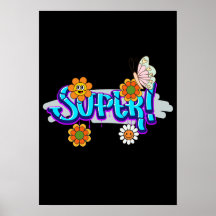 Super Typography Illustration Artwork