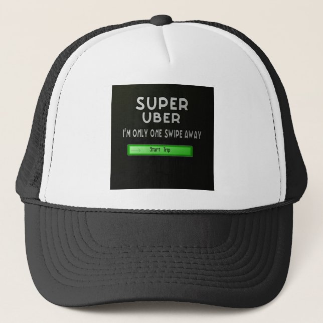 super uber trucker hat (Front)