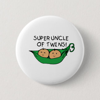 Super Uncle of Twins Pod Button