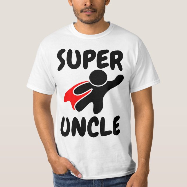 SUPER UNCLE T-shirts, Funny T Shirt (Front)
