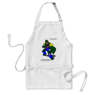 Super Vegan Man (Our Mascot) Gifts Tees & Cards Adult Apron
