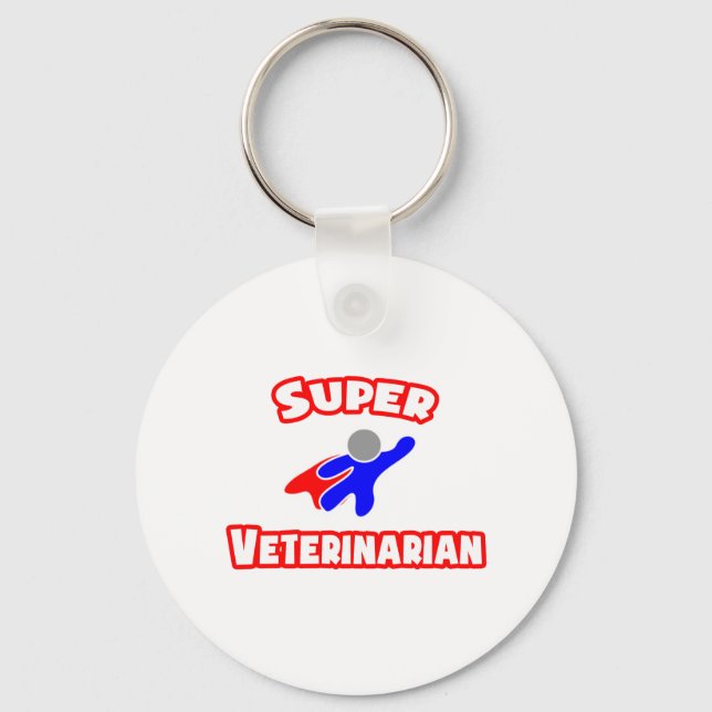 Super Veterinarian Keychain (Front)
