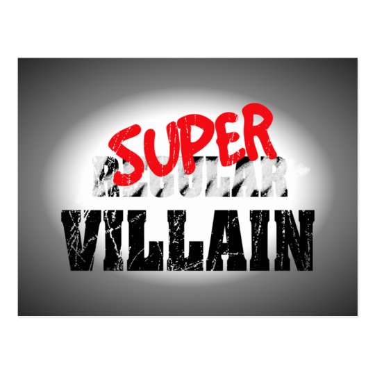 Super Villain... Postcard