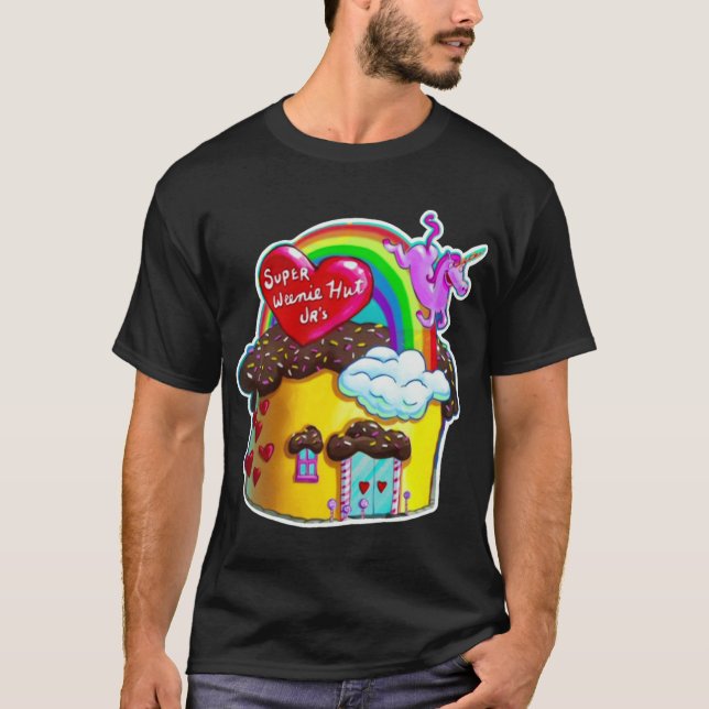 Super Weenie Hut Jr funny T-Shirt (Front)