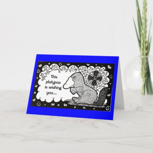 Super_well Platypus Fathers day card