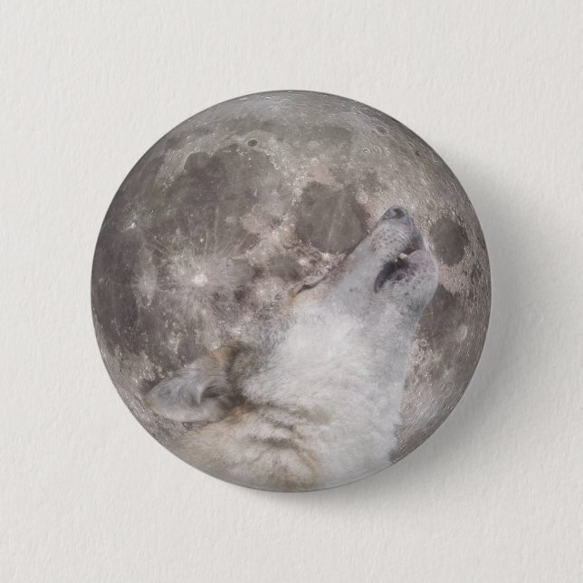 Super Wolf Moon Button (Front)