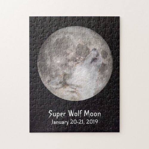 Super Wolf Moon Jigsaw Puzzle