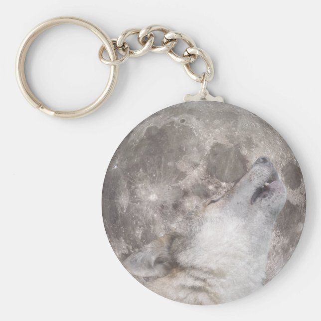 Super Wolf Moon Keychain (Front)