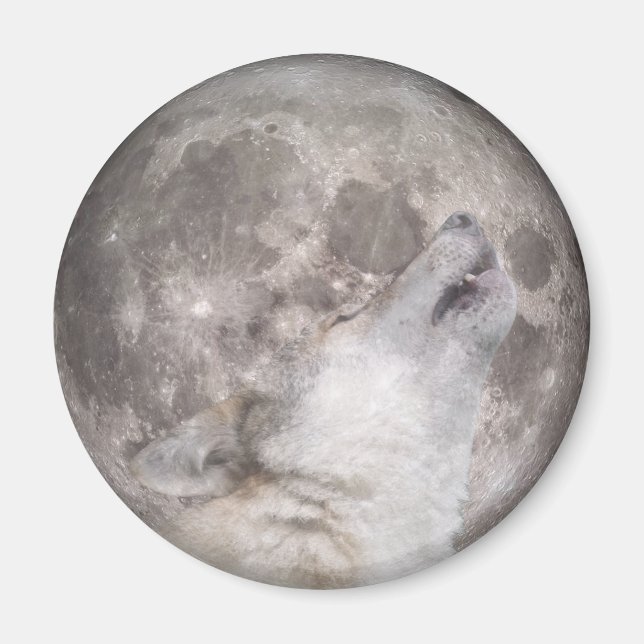 Super Wolf Moon Magnet (Front)
