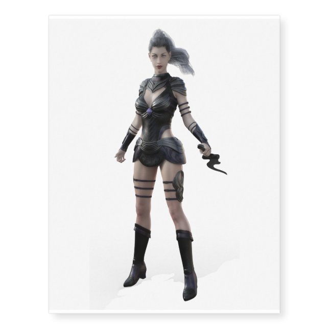 Super Women Contemporary Tattoo (Front)