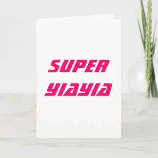 Super Yiayia Card