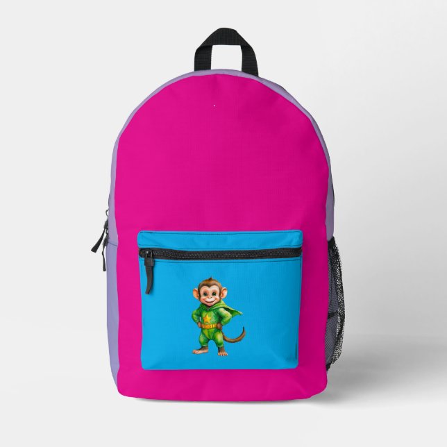 superaffe printed backpack (Front)