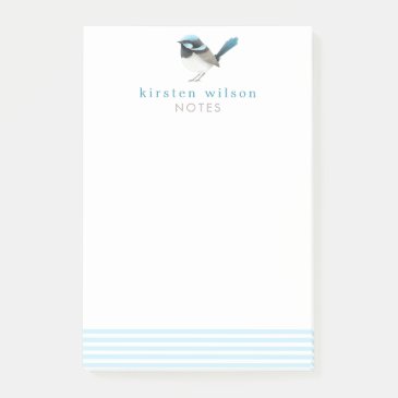 Superb Fairy Wren - Cute Blue Bird Personalized