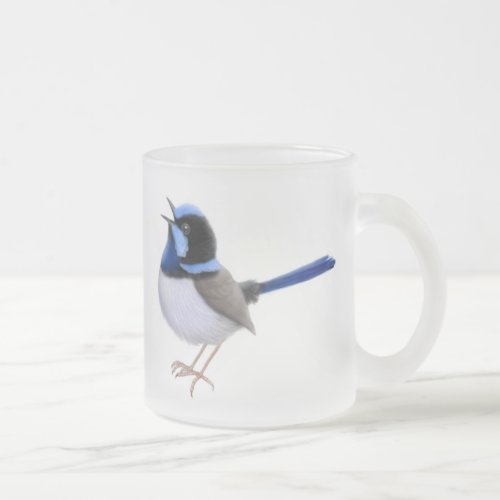 Superb Fairy Wren Frosted Mug