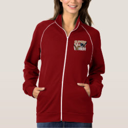 Superb Fairywren Marquee Women's American Apparel California Fleece Track Jacket