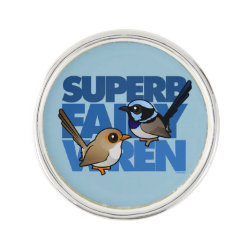 Superb Fairywren Marquee Lapel Pin