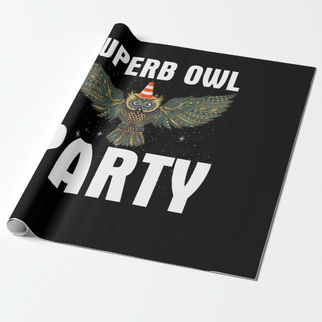 Superb Owl Party What We Do in the Shadows Classic Wrapping Paper (Unrolled)