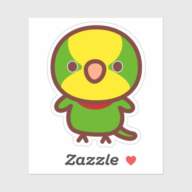 Superb parrot sticker (Sheet)