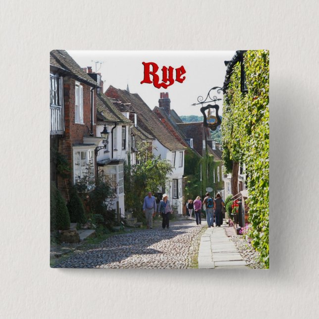 Superb! Rye England Pinback Button (Front)