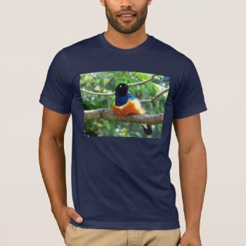 Superb Starling T-shirt by TheWorldOutside at Zazzle