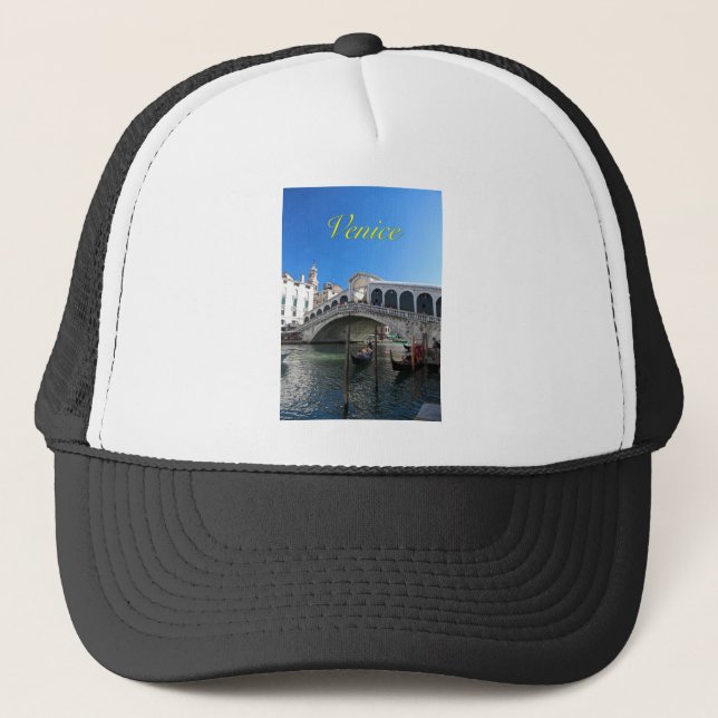 Superb! Ultimate Venice, Rialto, Grand Canal Trucker Hat (Front)