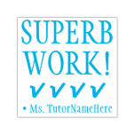 [ Thumbnail: "Superb Work!" Assignment Marking Rubber Stamp ]