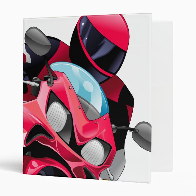 Superbike 3 Ring Binder (Front/Inside)