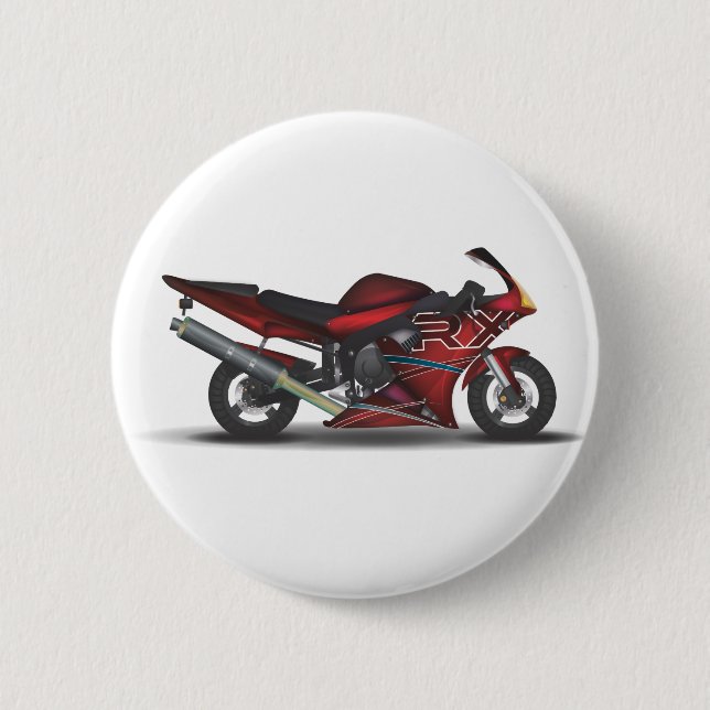Superbike Pinback Button (Front)