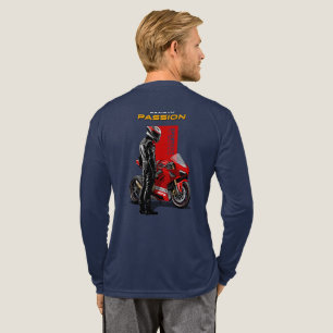 Superbike Racing Maximum Passion Biker Graphic 2 Tri-Blend Shirt