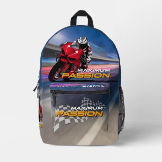 Superbike Racing Maximum Passion Biker Graphic