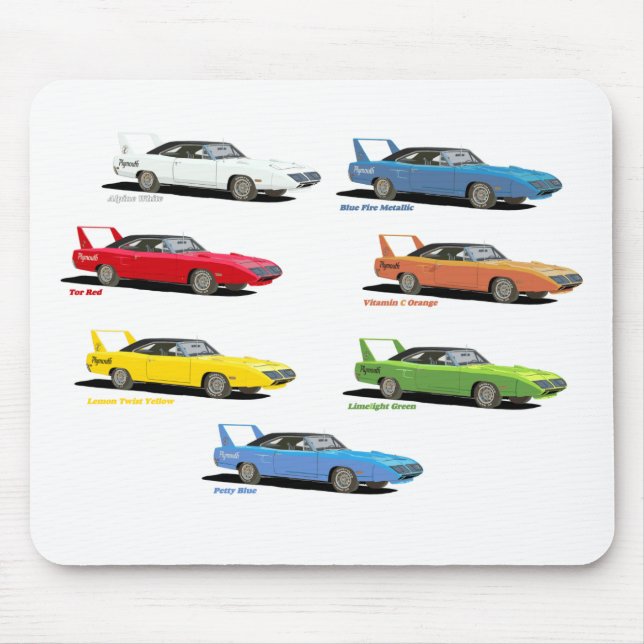 Superbird Colors Mouse Pad (Front)