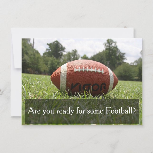 Superbowl Party Invitations (Front)
