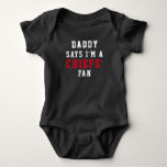 Superbowl Team Name Number Color Football Baby Baby Bodysuit at Zazzle