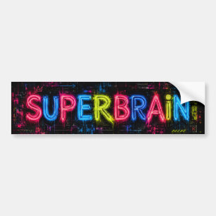 Superbrain AI Bumper Sticker