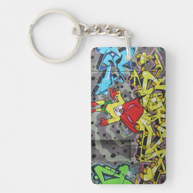 Superbunny Graffiti Keychain (Front)