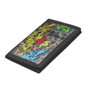 Superbunny Graffiti Tri-fold Wallet