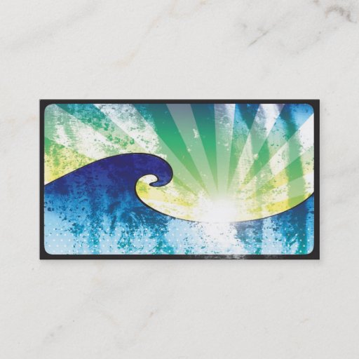 Customizable SuperCali Sunset- Marina Business Card Template