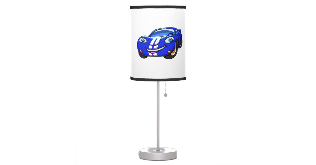 Supercar Blue Racing Cartoon Choose Back Color Table Lamp Zazzle Com How to draw cartoon puppies with ease. zazzle